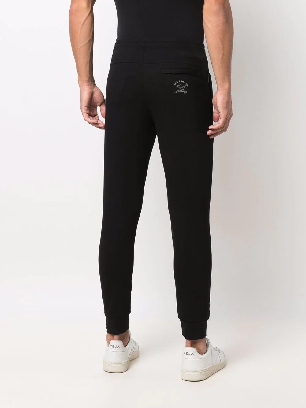 logo-print skinny track pants - 4