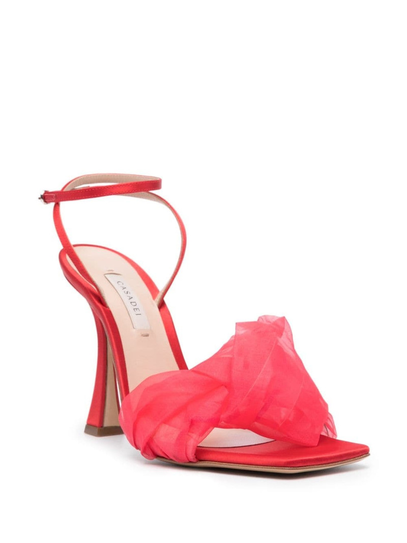CASADEI Geraldine Helen satin sandals outlook