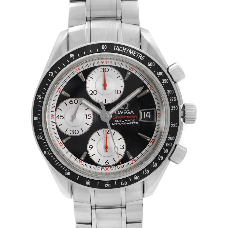 Pre-owned Omega Omega Speedmaster Chronograph Automatic Chronometer Black Dial Men's Watch 3210.51.0 - 2