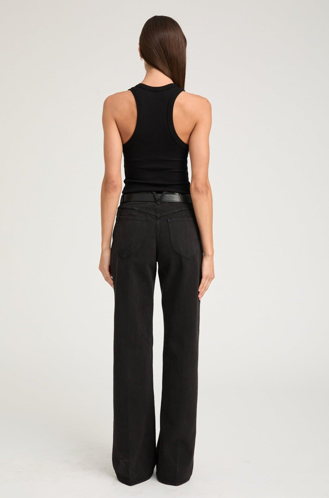 BLACK RIB FITTED SCOOPED TANK - 4