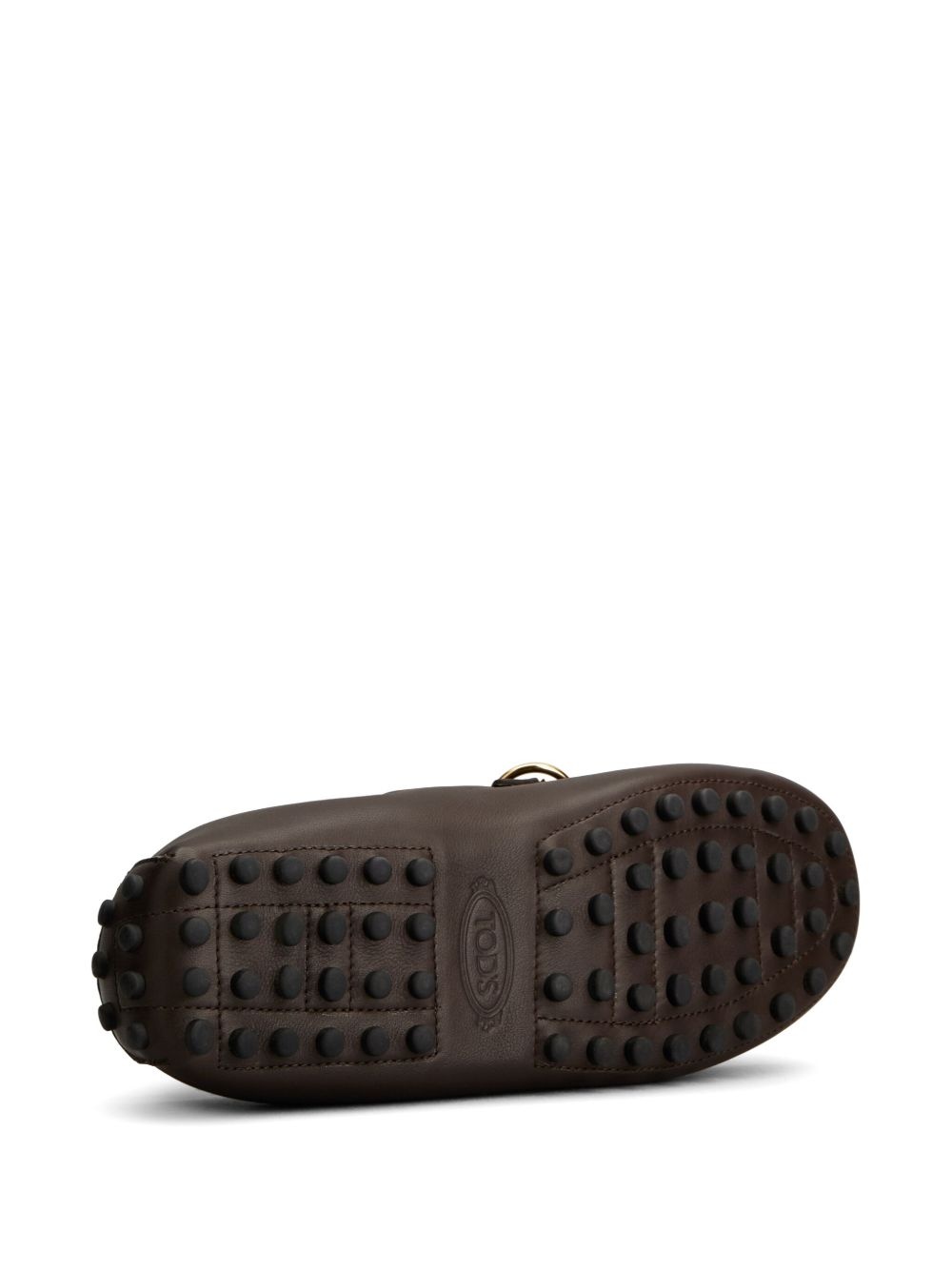 ring-embellished loafers - 4