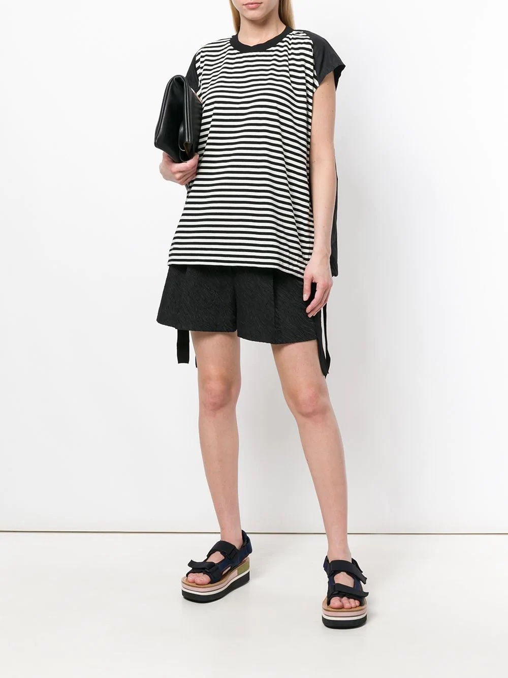 striped short-sleeve T-shirt - 2