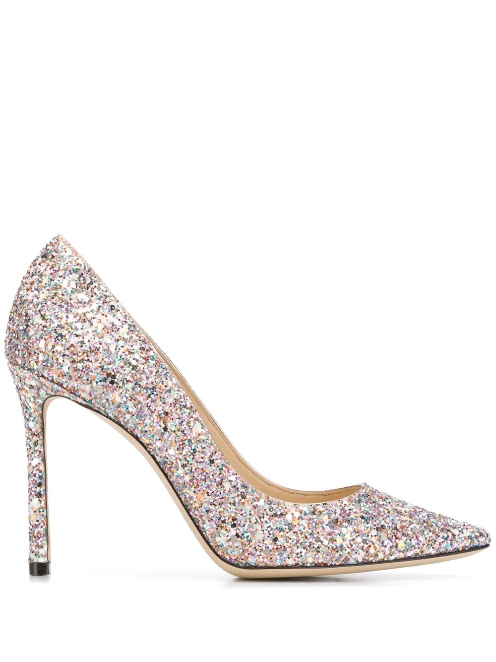 Love 85mm glow-in-the-dark glitter pumps - 1