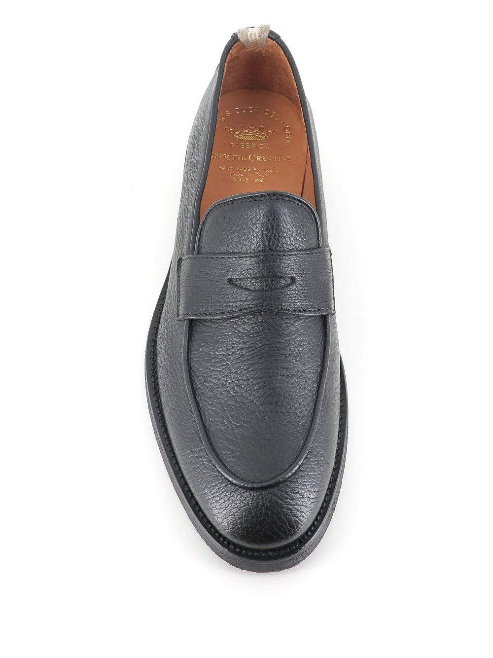 leather penny loafers - 4
