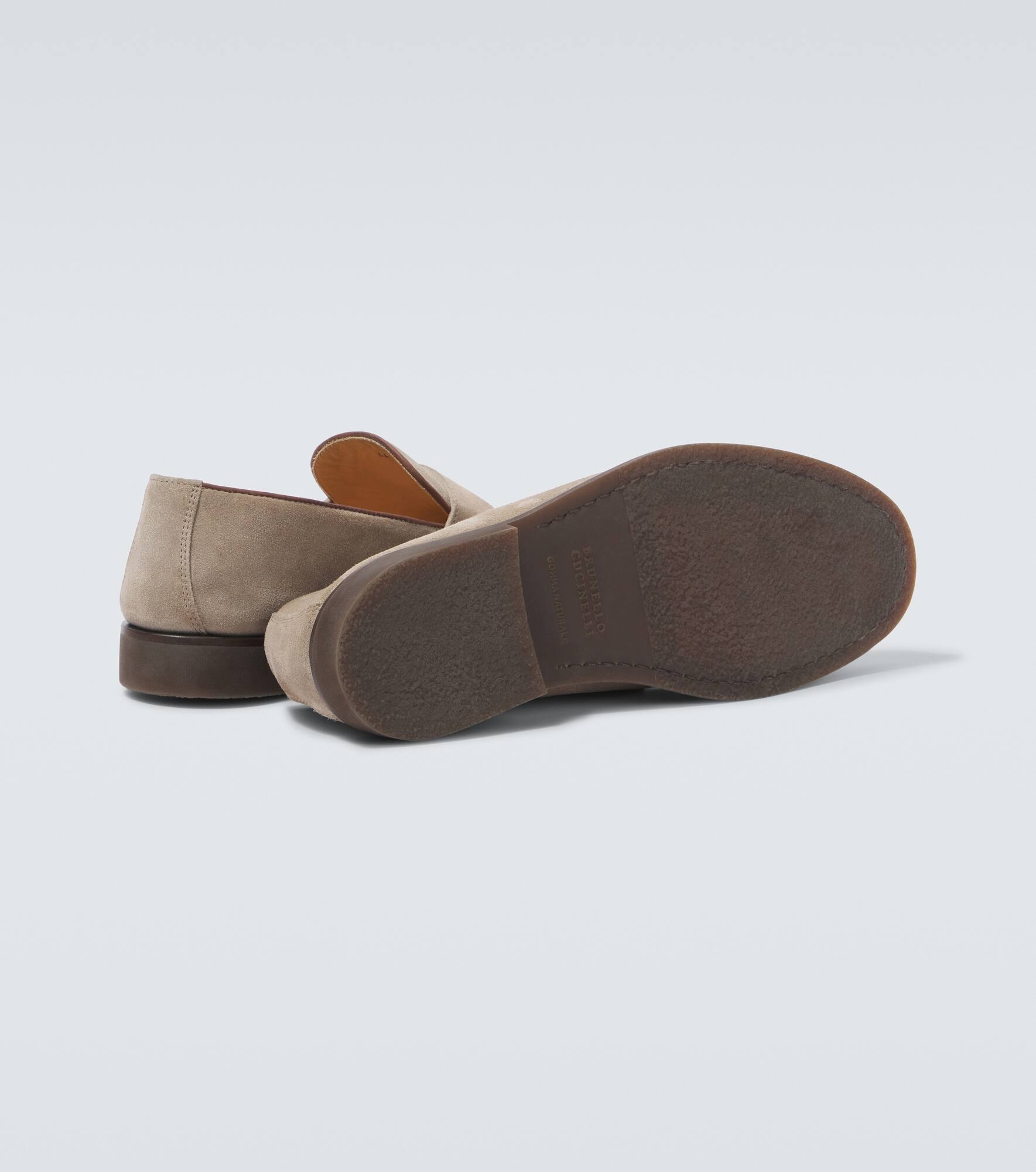 Suede penny loafers - 7