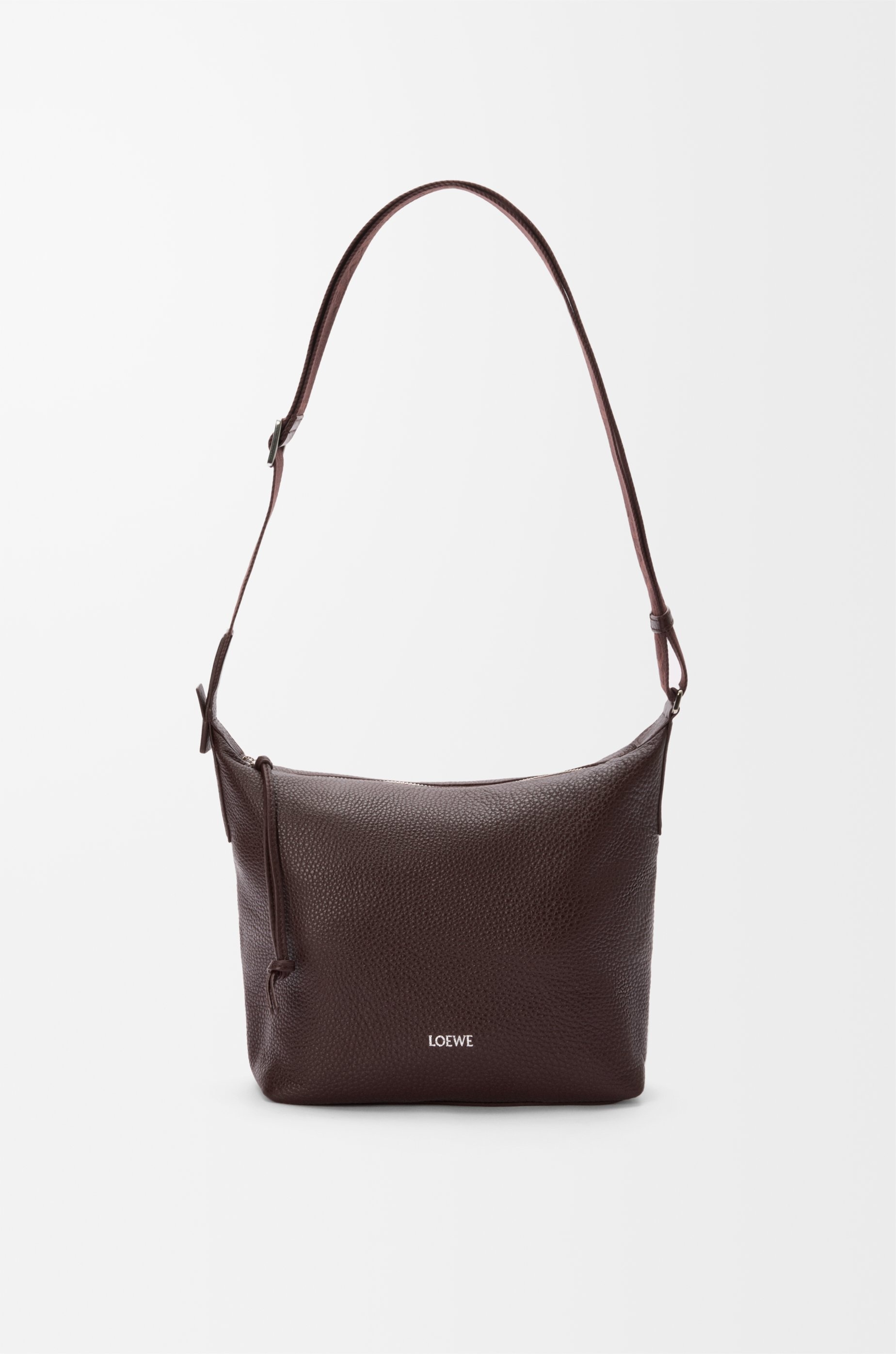 Small Cubi crossbody bag in supple grained calfskin - 2