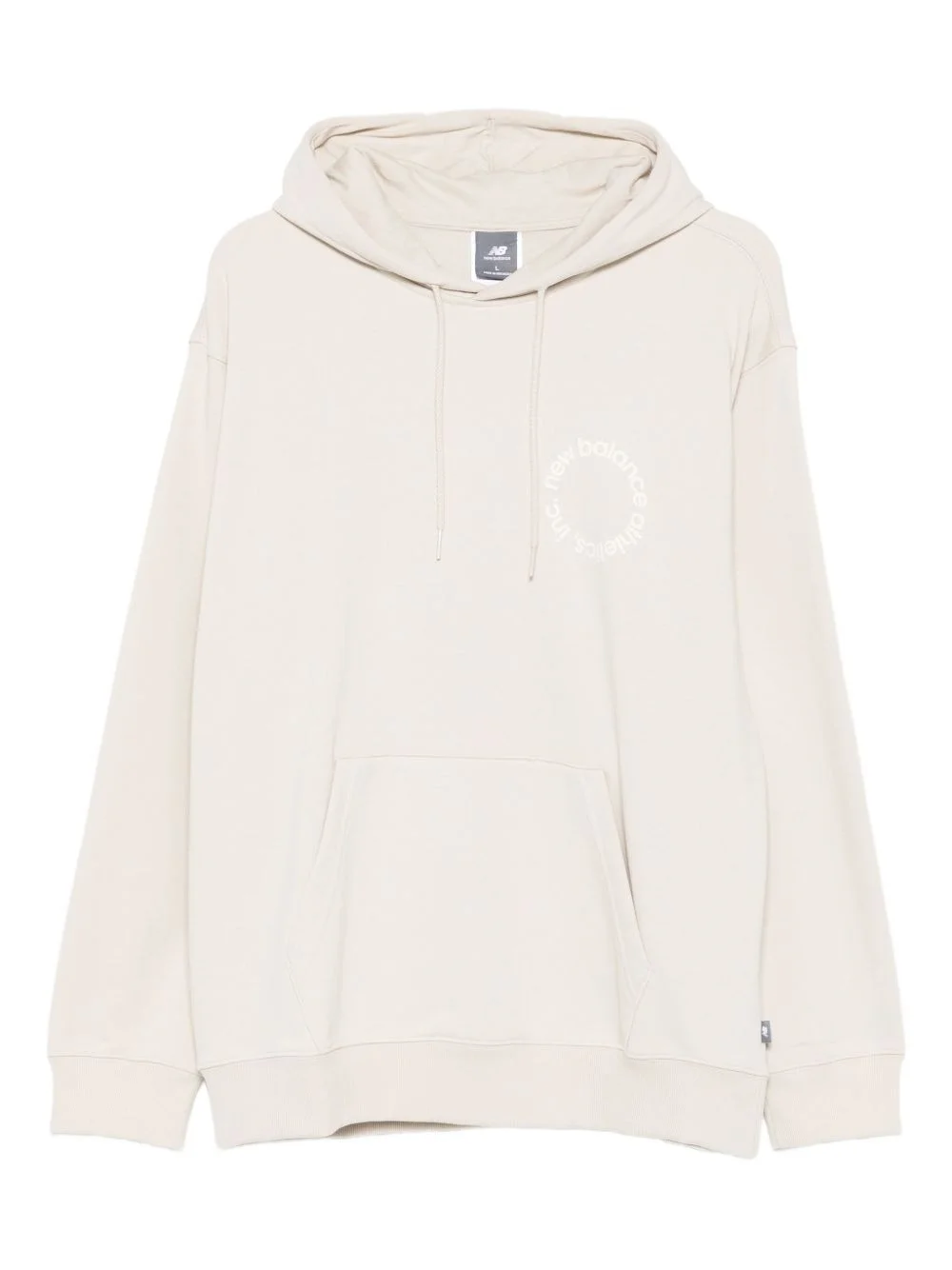circular-logo print hoodie - 1