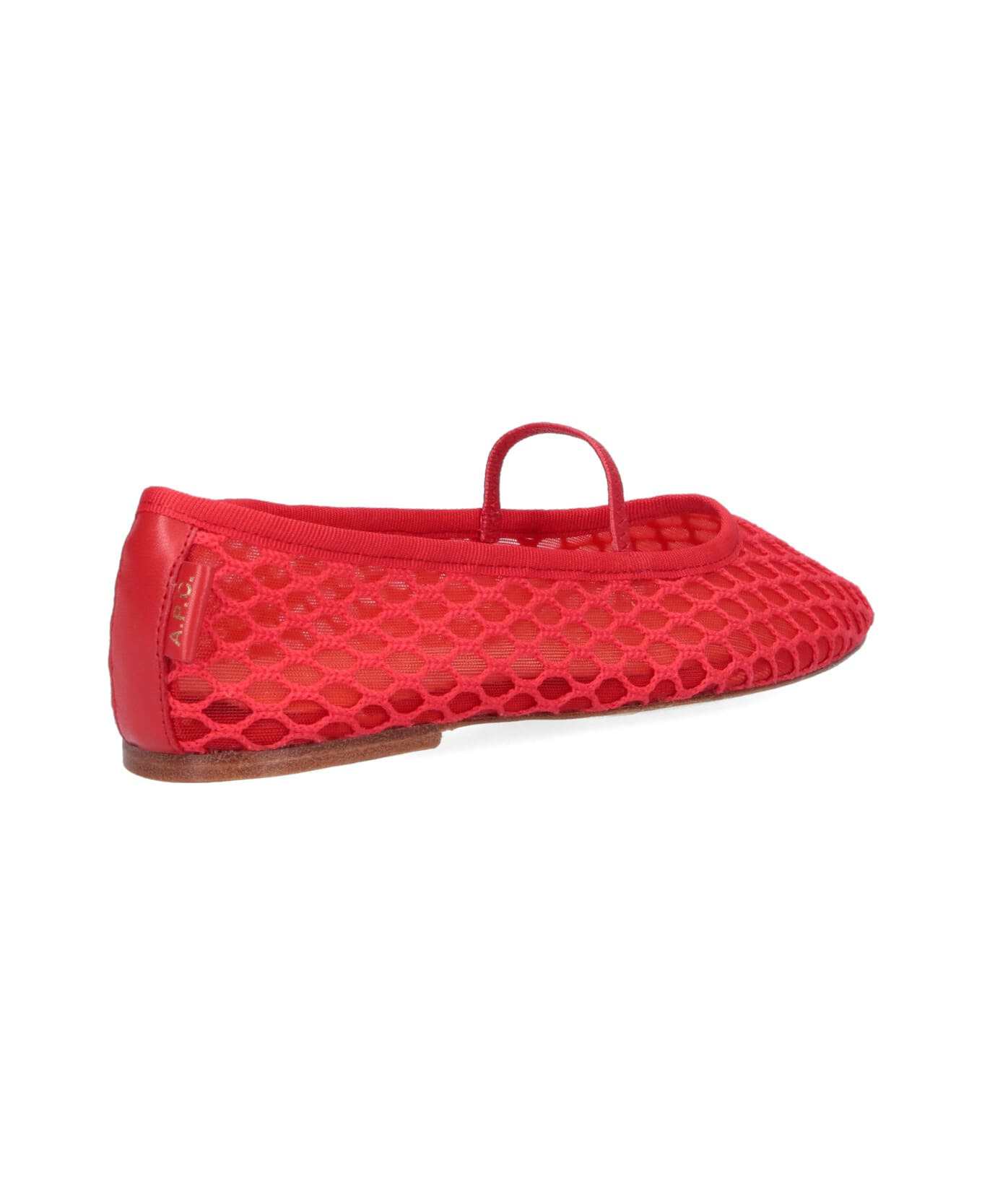 "swan" Mesh Ballet Flats - 4