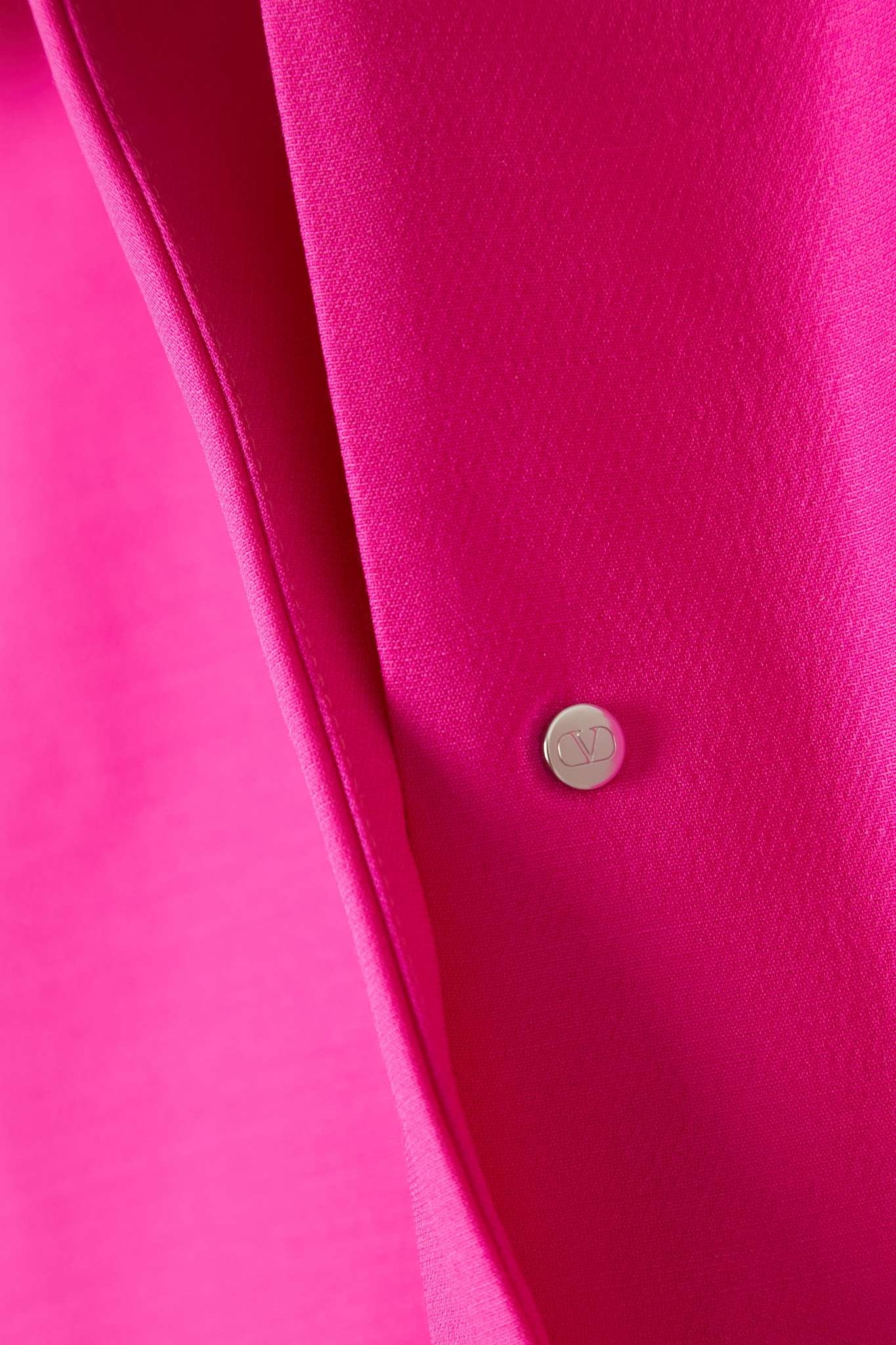 Oversized padded wool and silk-blend crepe jacket - 6