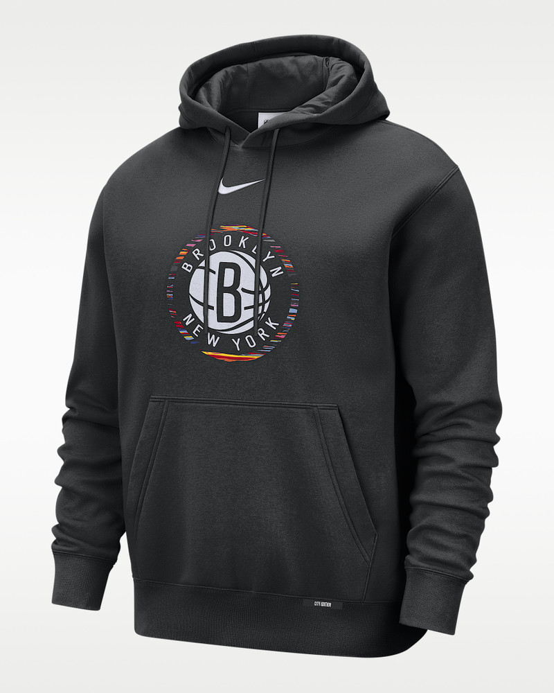 Brooklyn Nets City Edition Men's Nike Club Hoodie 1