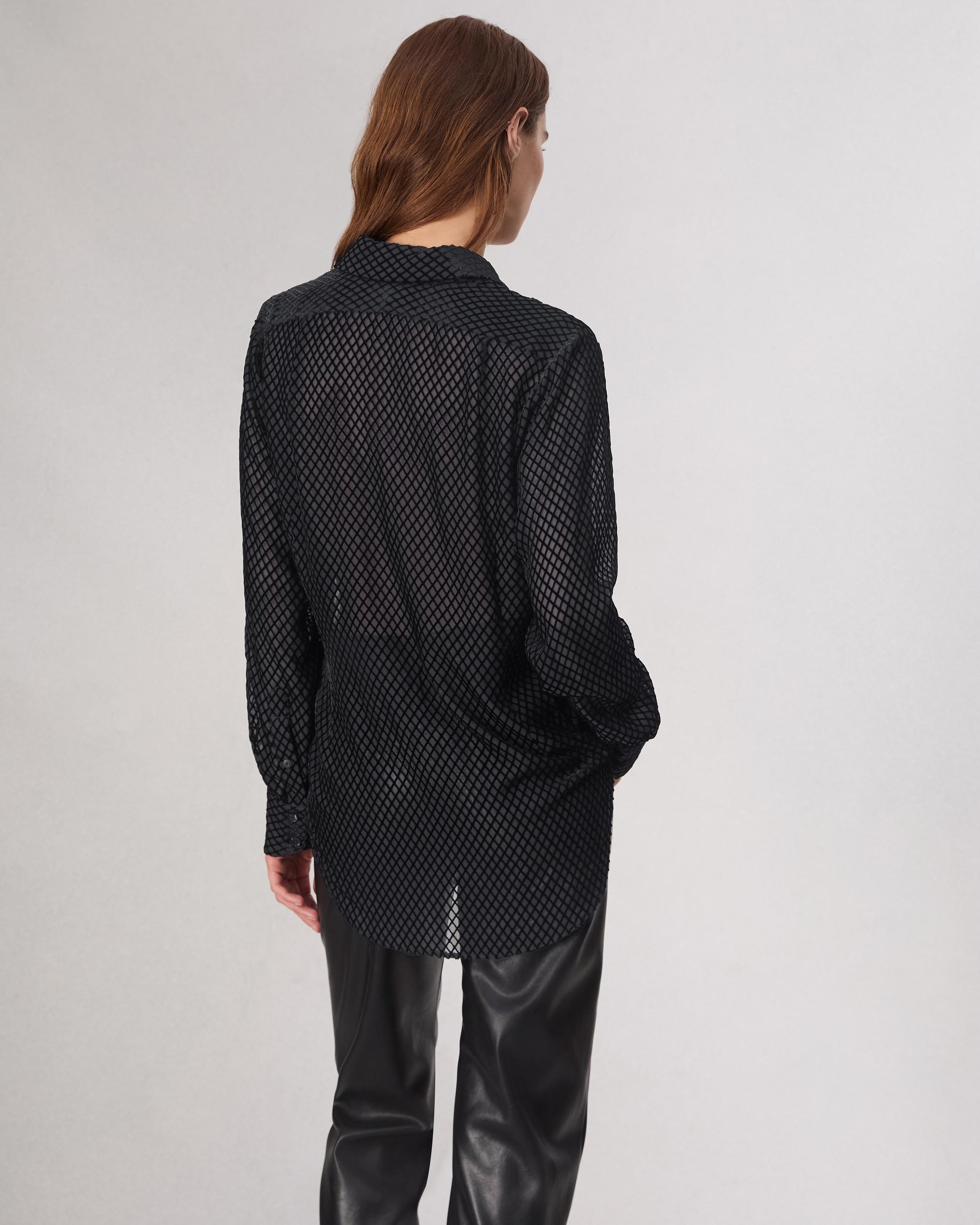 Lila Patterned Shirt - 5