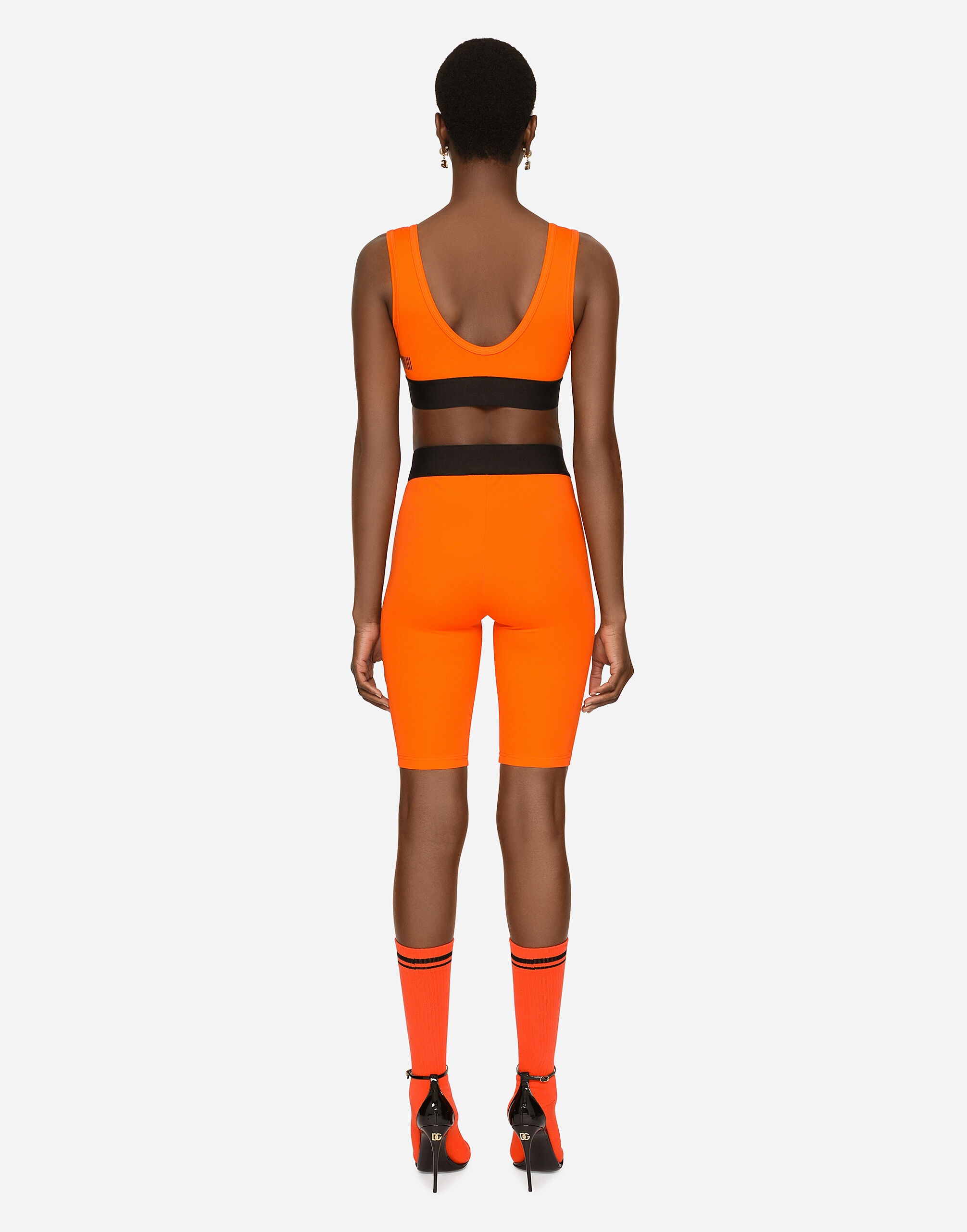 Spandex jersey cycling shorts with elasticated band DGVIB3 - 4