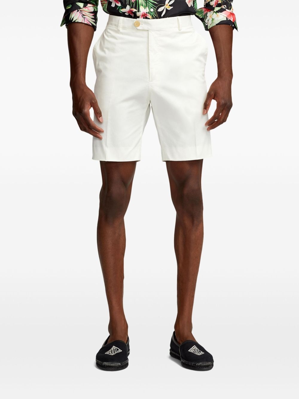 stretch-cotton bermuda shorts - 3