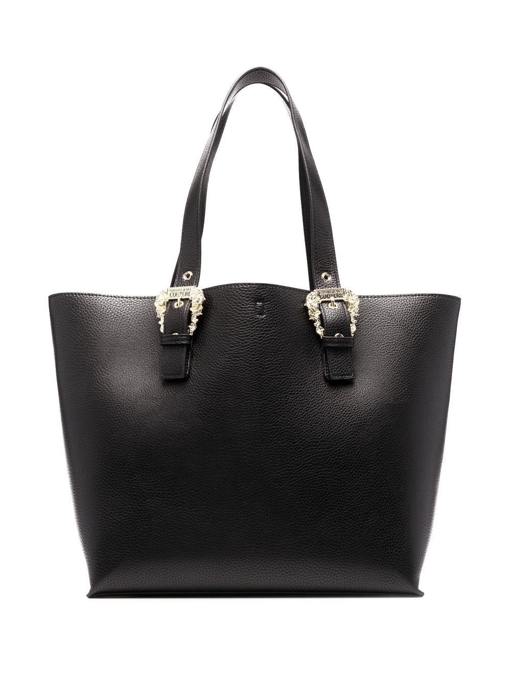 logo-buckle tote bag - 1