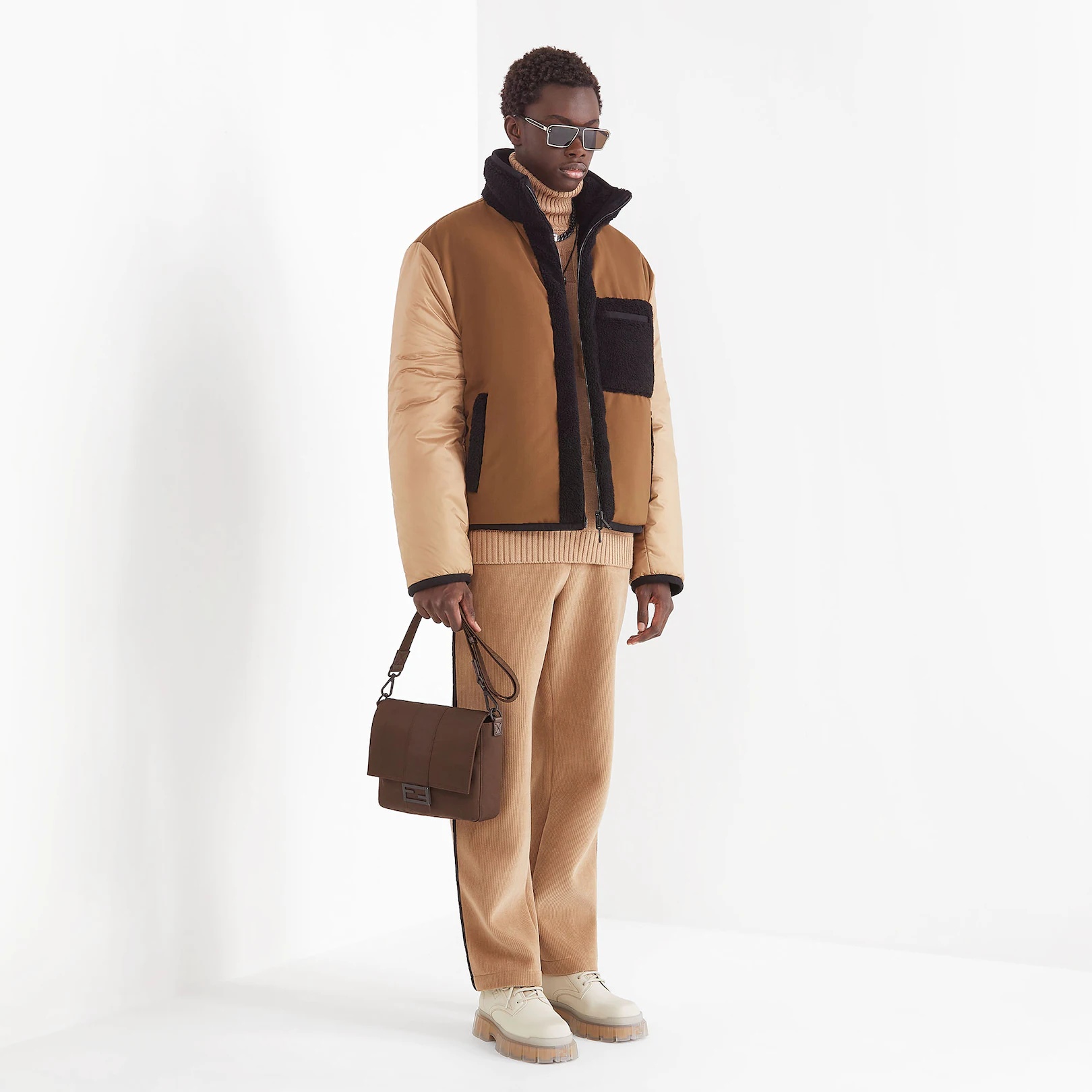 Brown nylon bag - 6