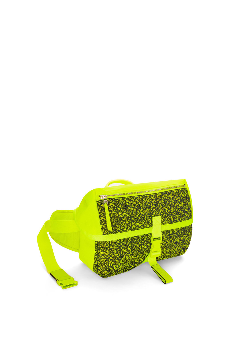Postman Sling in Anagram jacquard and canvas 3
