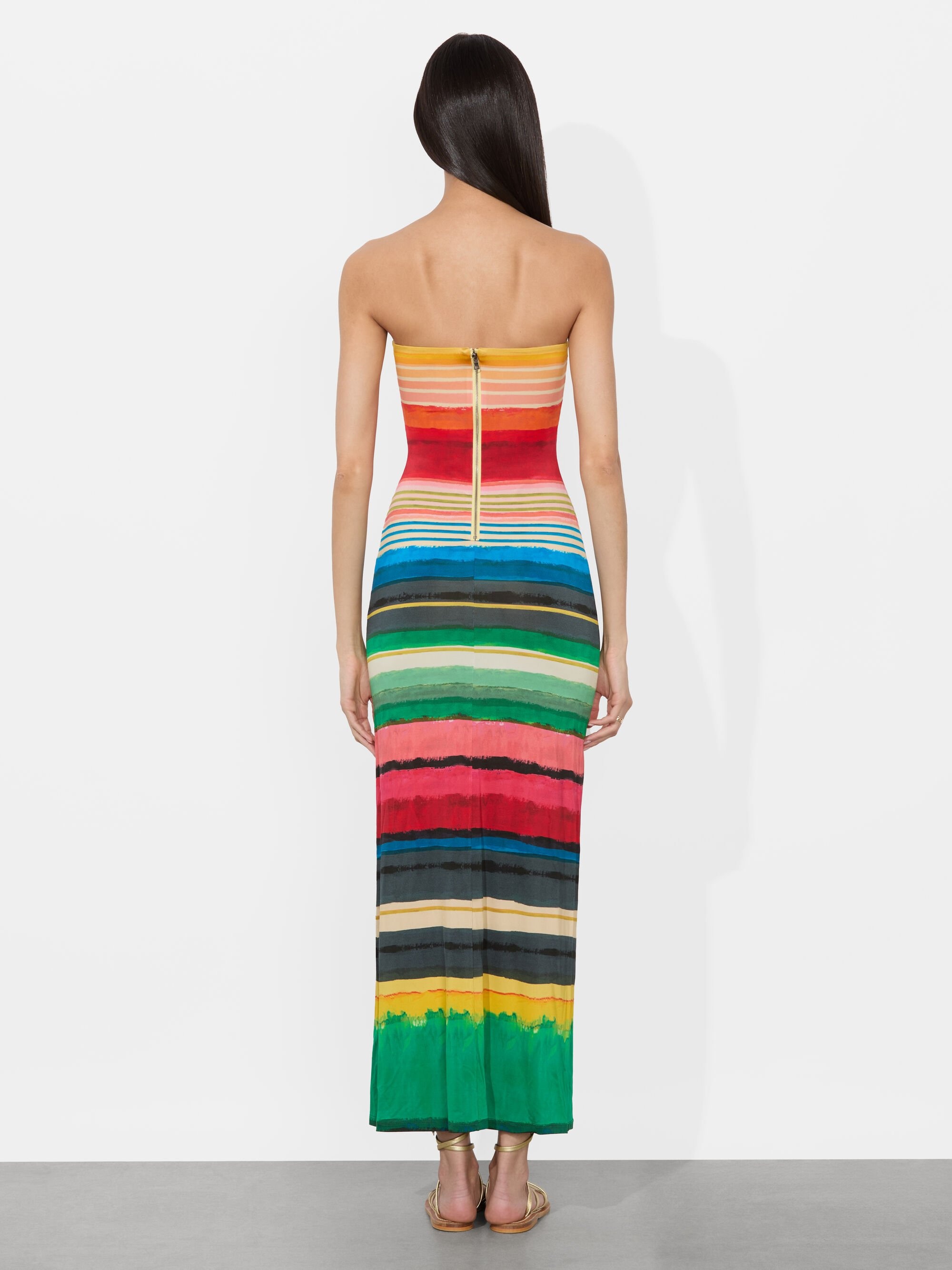DELORA STRAPLESS MAXI DRESS - 5