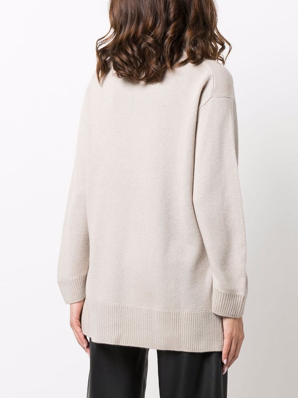 V-neck cashmere jumper - 4