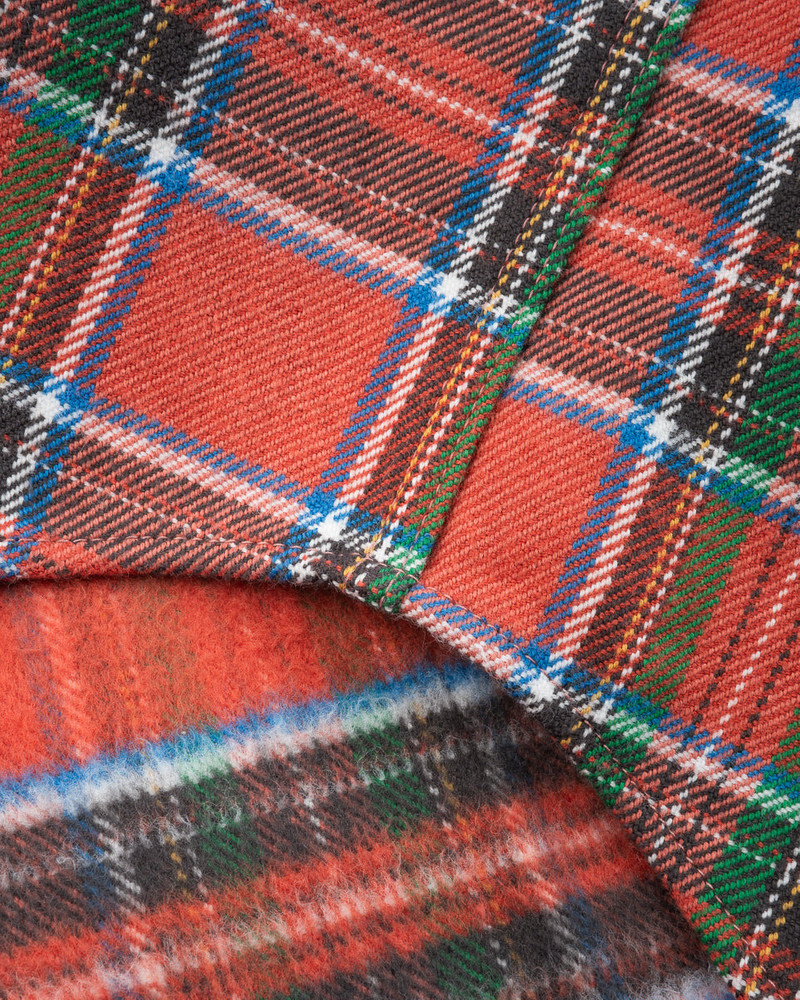 ULTRA HEAVY FLANNEL AMERICAN CHECK WESTERN SHIRT - RED &QUOT;THE WATERMELON MAN&QUOT; 11