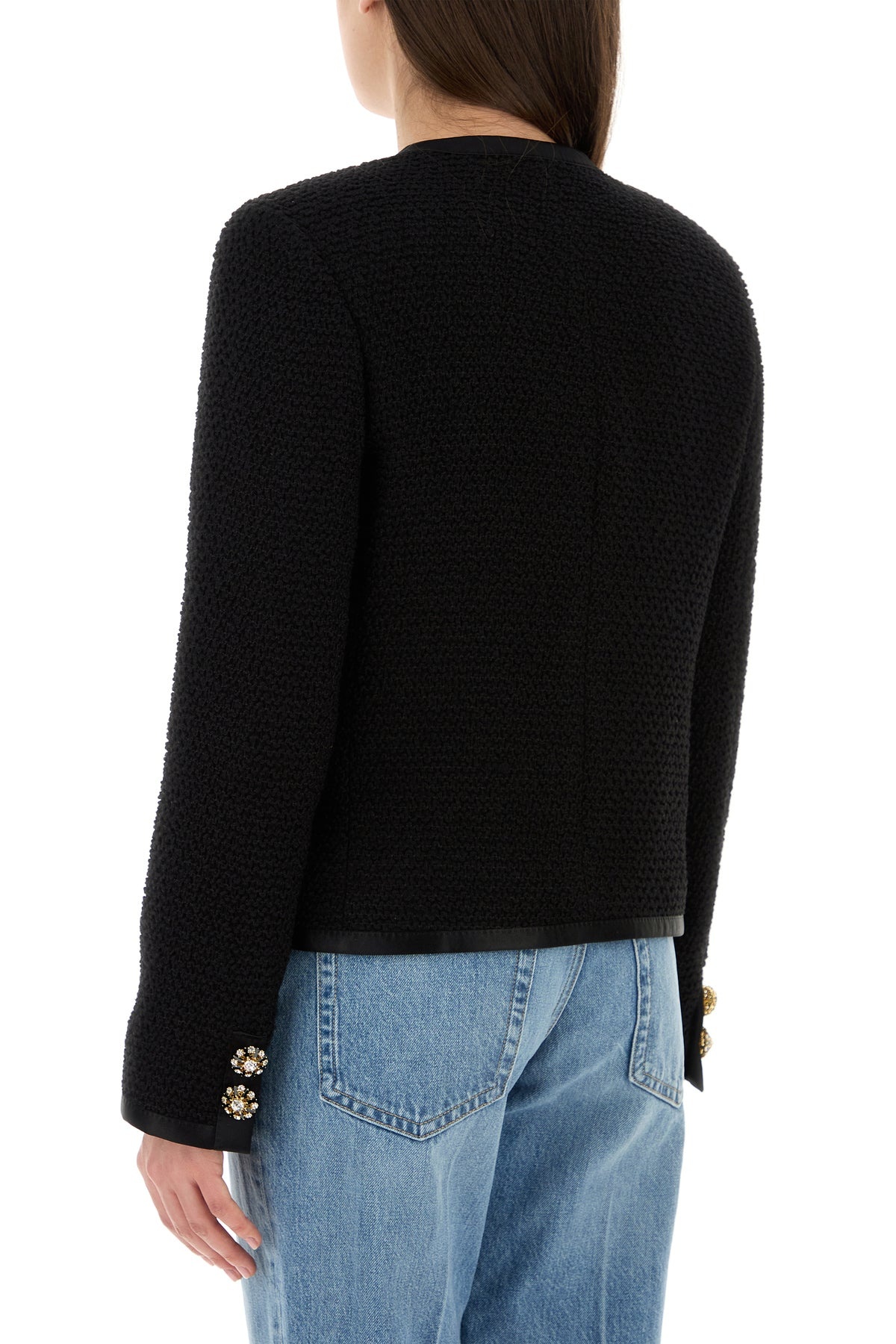 Black tweed blazer - 4