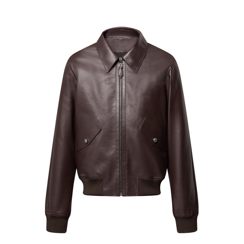 Elegant Leather Bomber 1