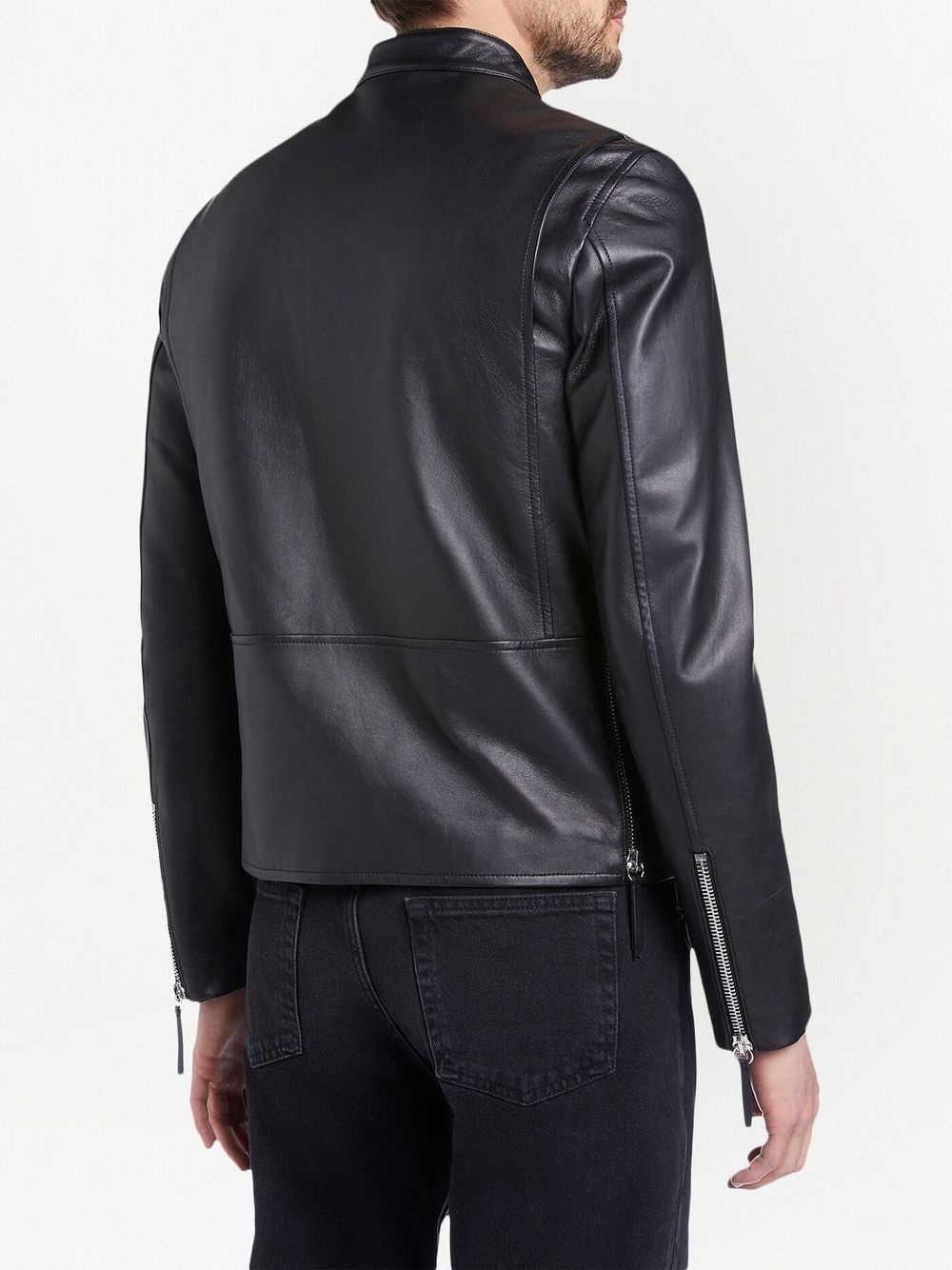 Oscar leather jacket - 4