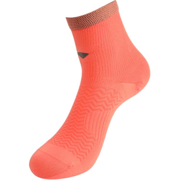 Li-Ning Running Mid Cut Socks 'Neon Orange' AWSS253-7 - 2
