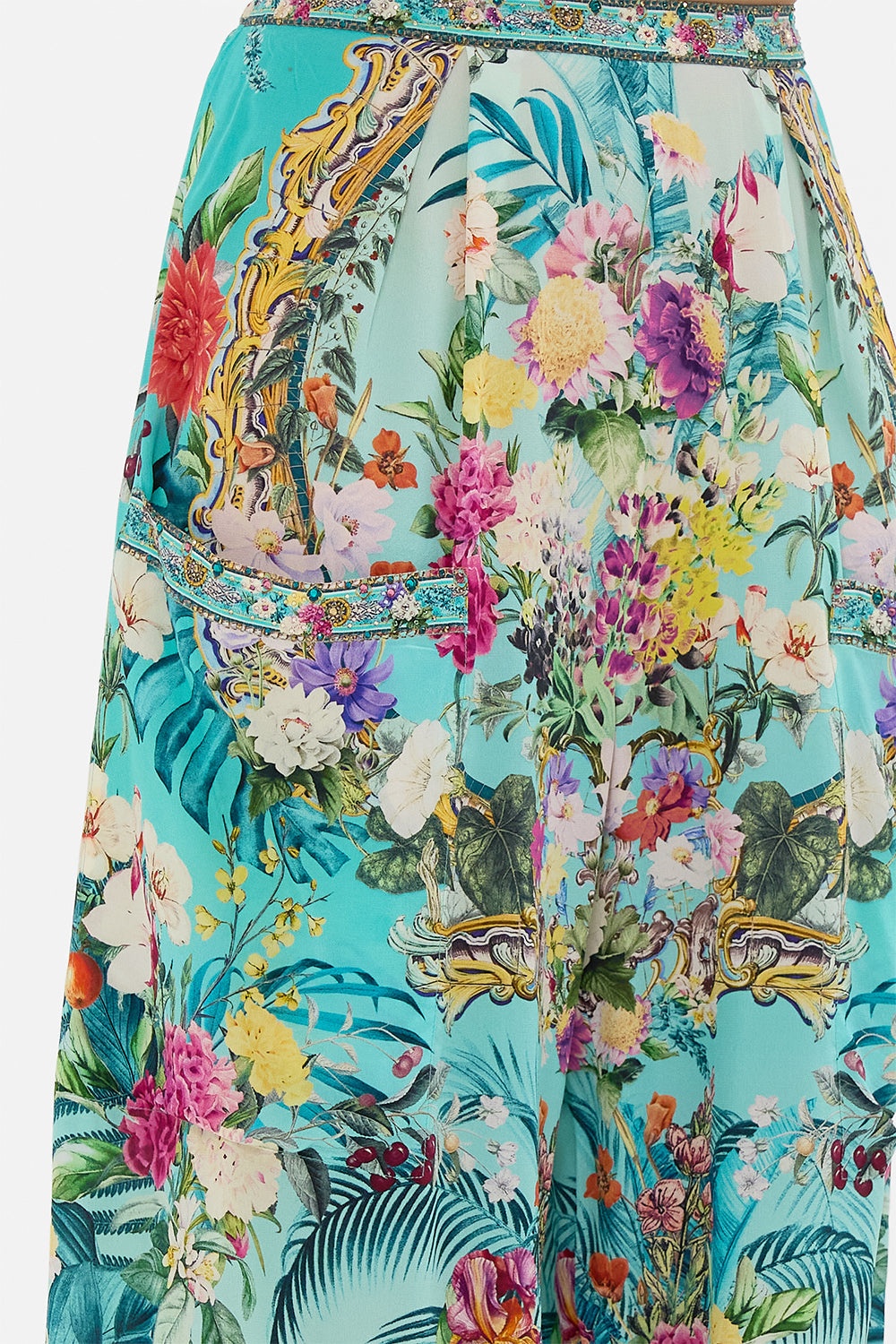 WIDE LEG TROUSER WITH FRONT POCKETS - 6