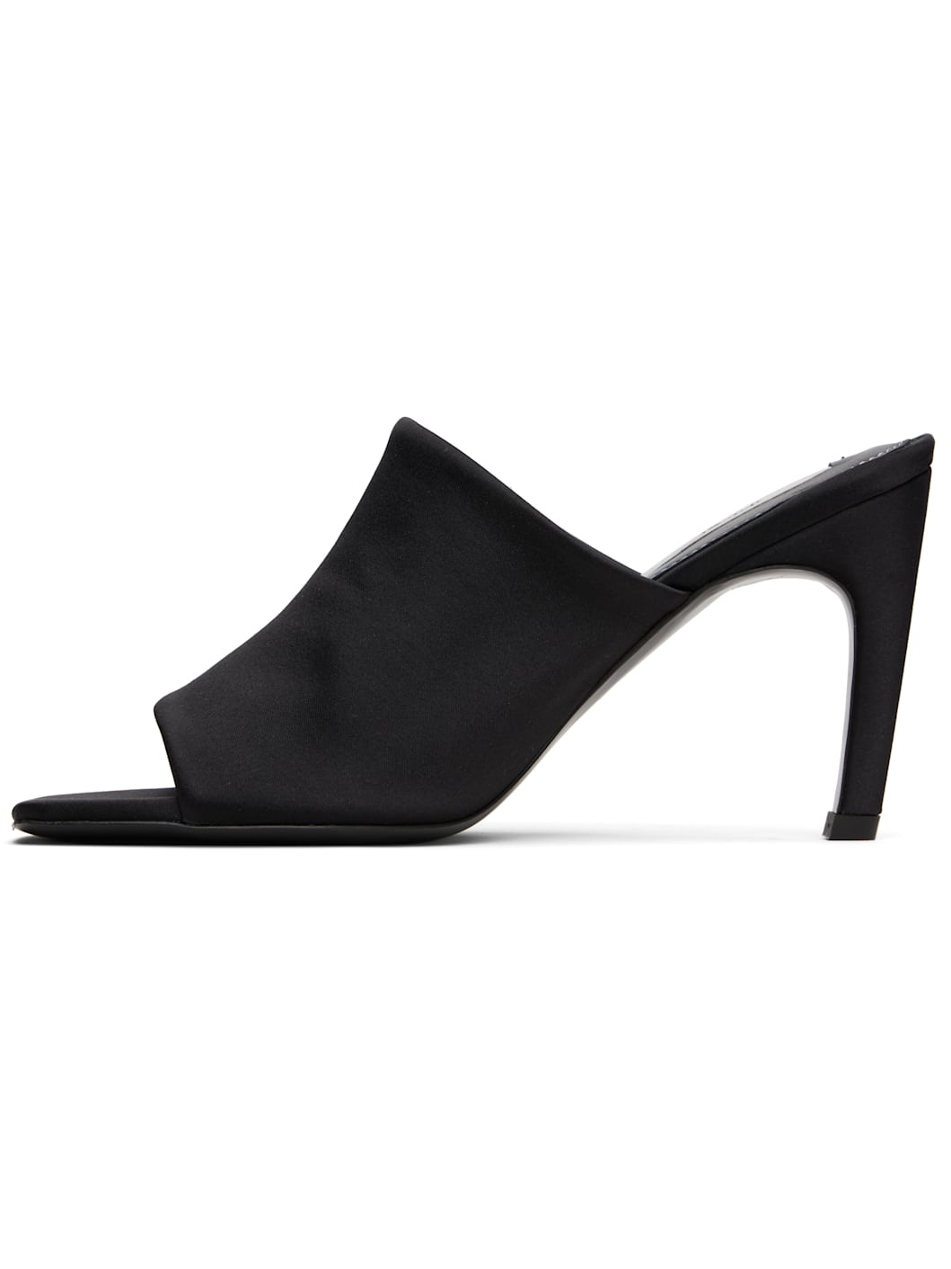 Black Bandeau Mules - 3