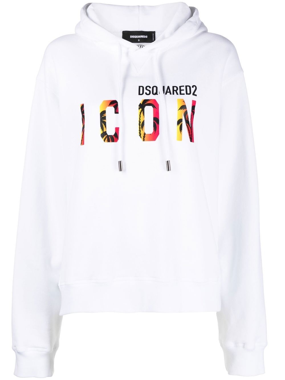 logo-print hoodie - 1