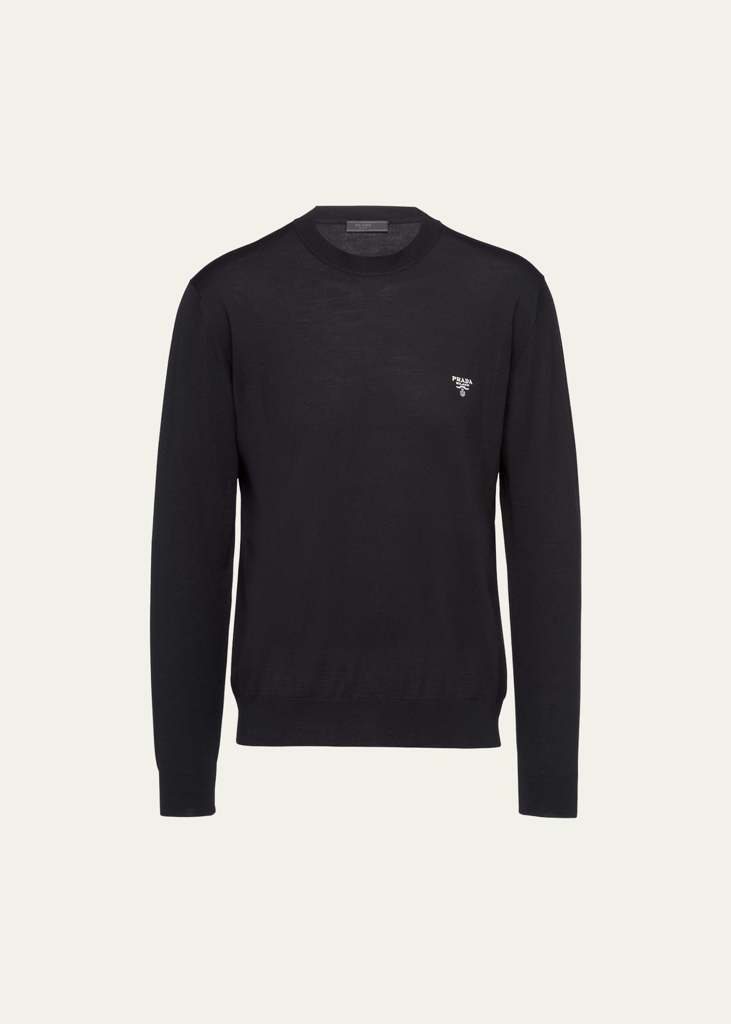 Men's Superfine Wool Crew Sweater - 1