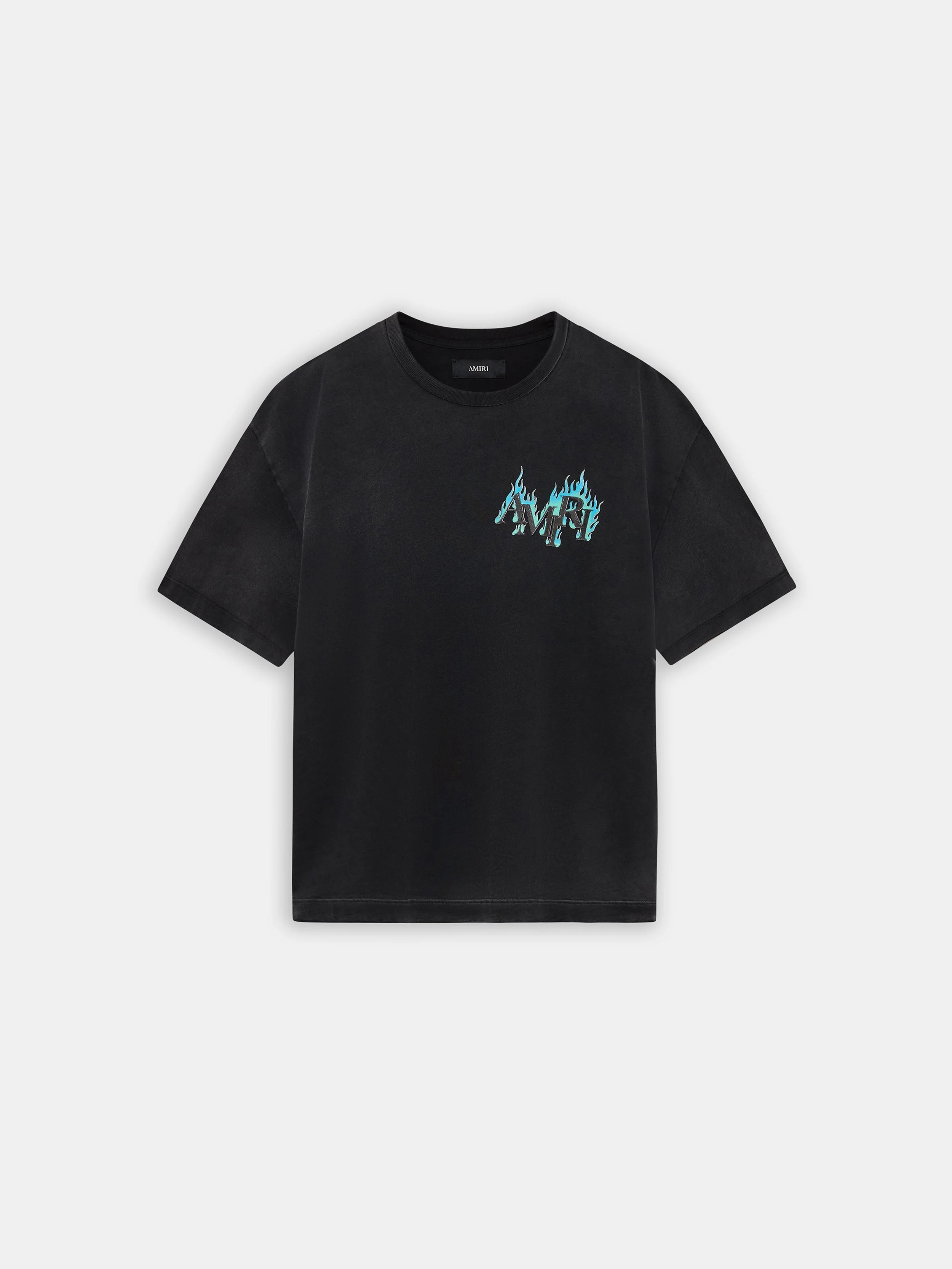 CRYSTAL AMIRI FLAMES OVERSIZED TEE - 1