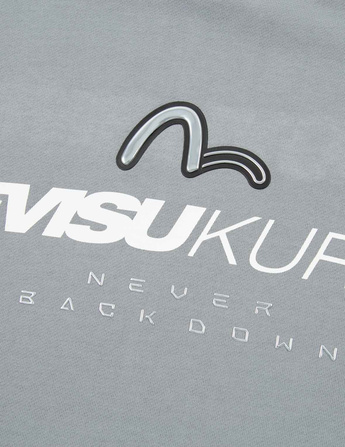 Transparent Seagull Badge Logo Print Sweatshirt - 9