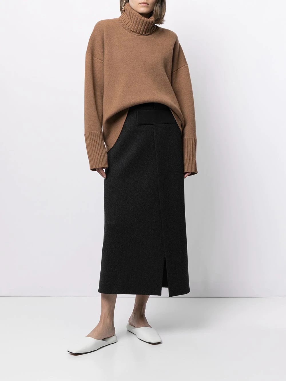 roll-neck drop-shoulder jumper - 2