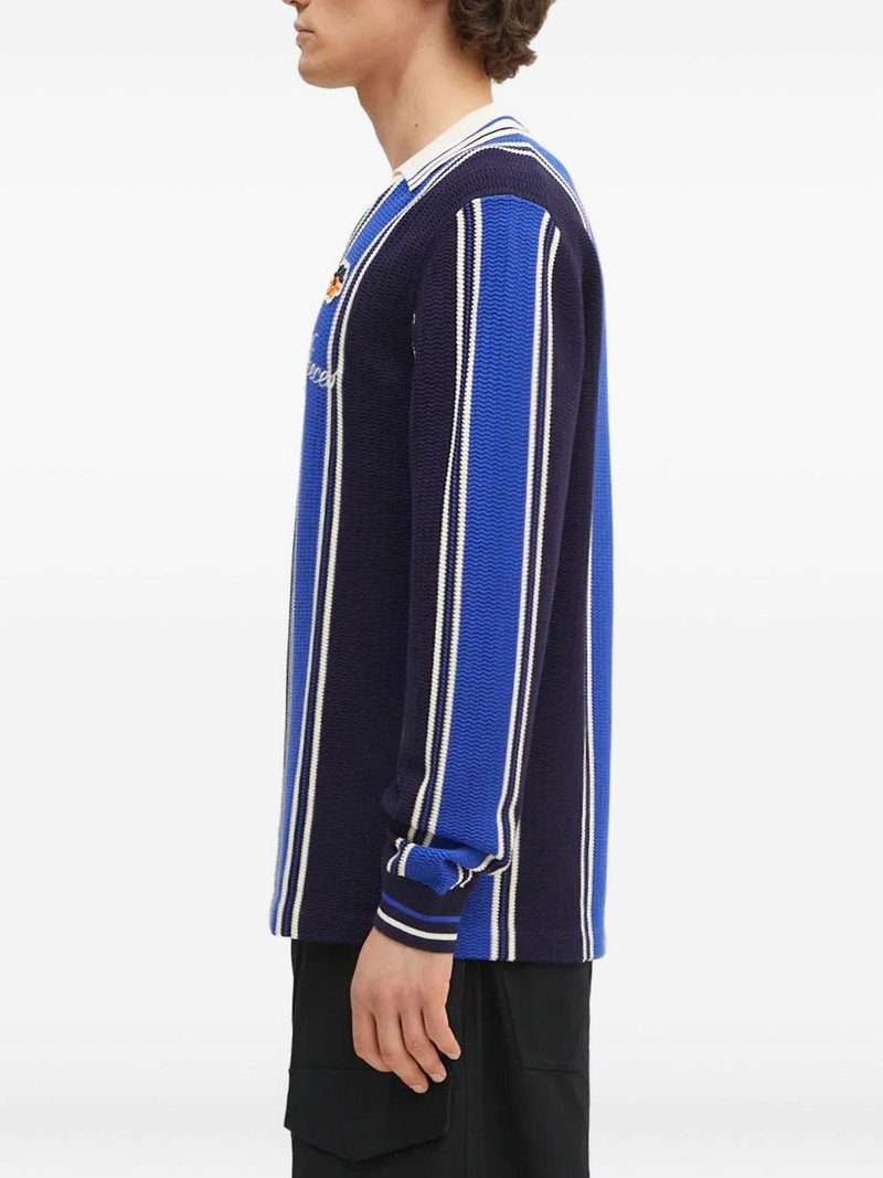 striped polo-neck sweater 3