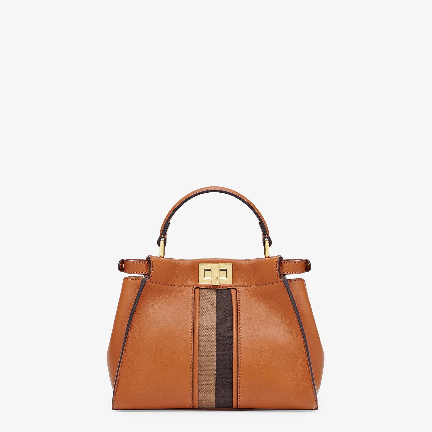  Brown leather bag - 4