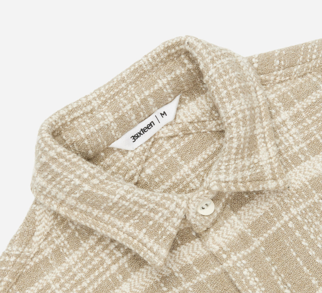 Crosscut Flannel - Alabaster Jacquard - 3