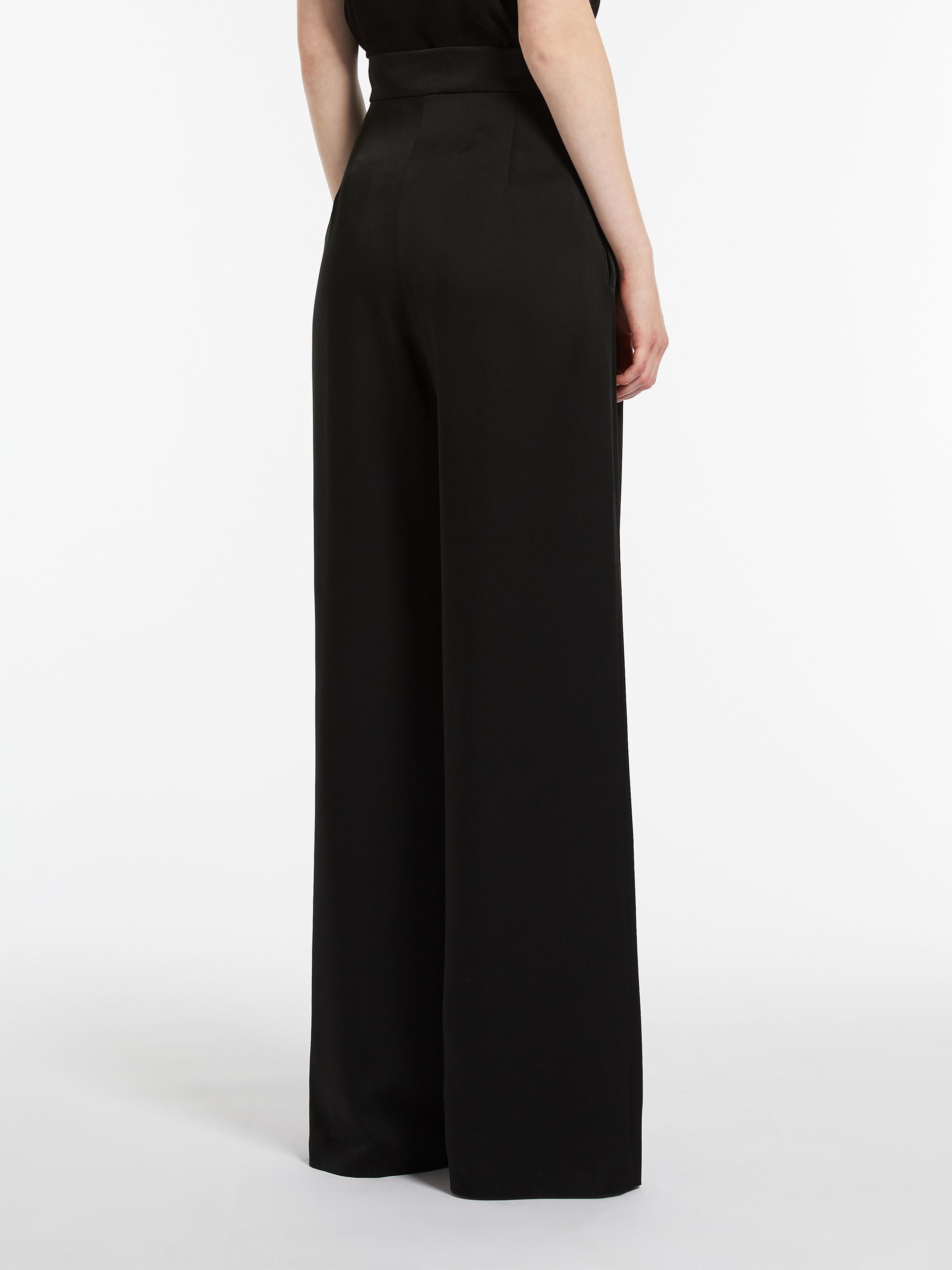 VERVE Flowing satin trousers - 4