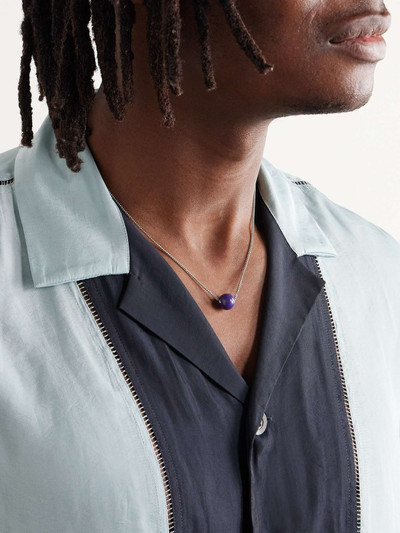 Dries Van Noten Silver-Tone and Enamel Chain Necklace outlook