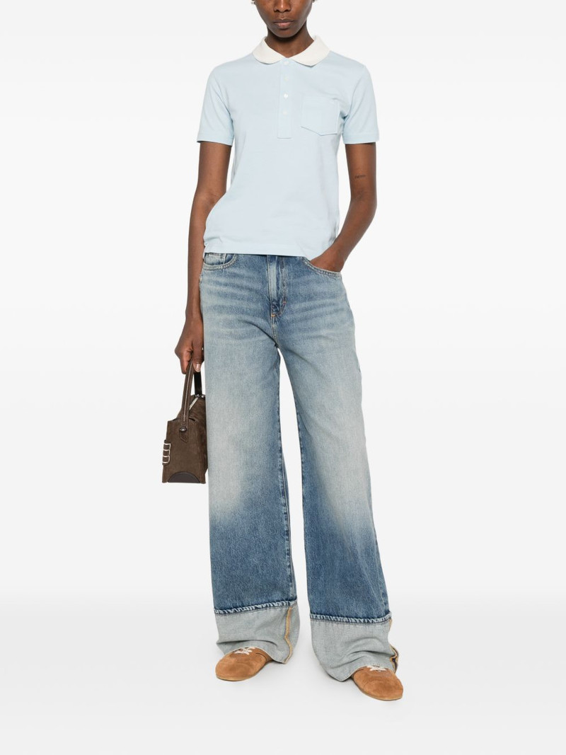 A.P.C. half-button polo top outlook