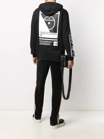 The North Face black graphic print hoodie outlook