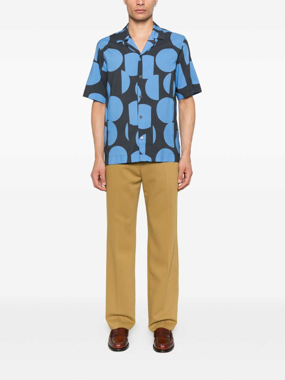 geometric-pattern shirt - 2