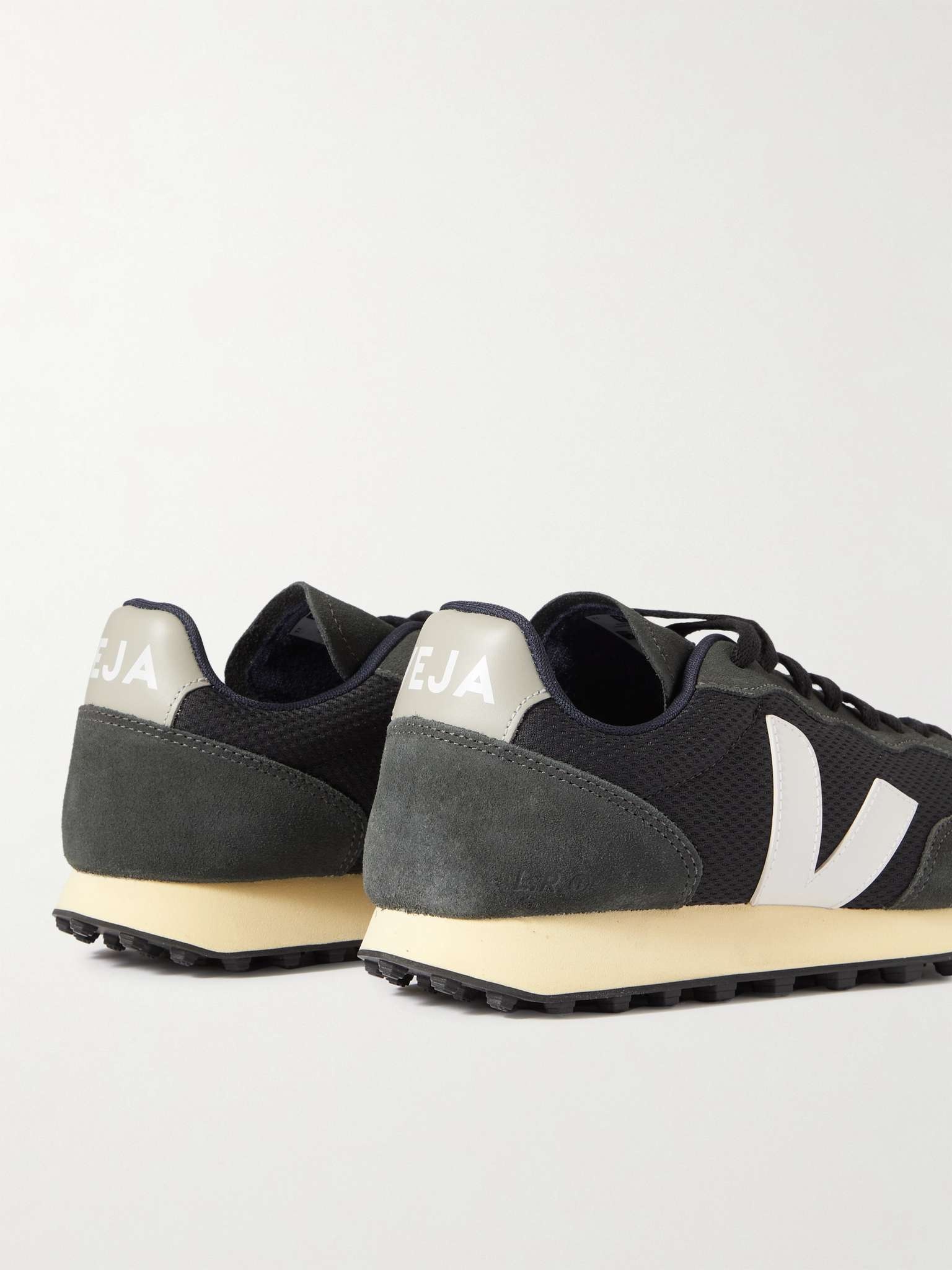 Rio Branco Leather-Trimmed Alveomesh and Suede Sneakers - 5