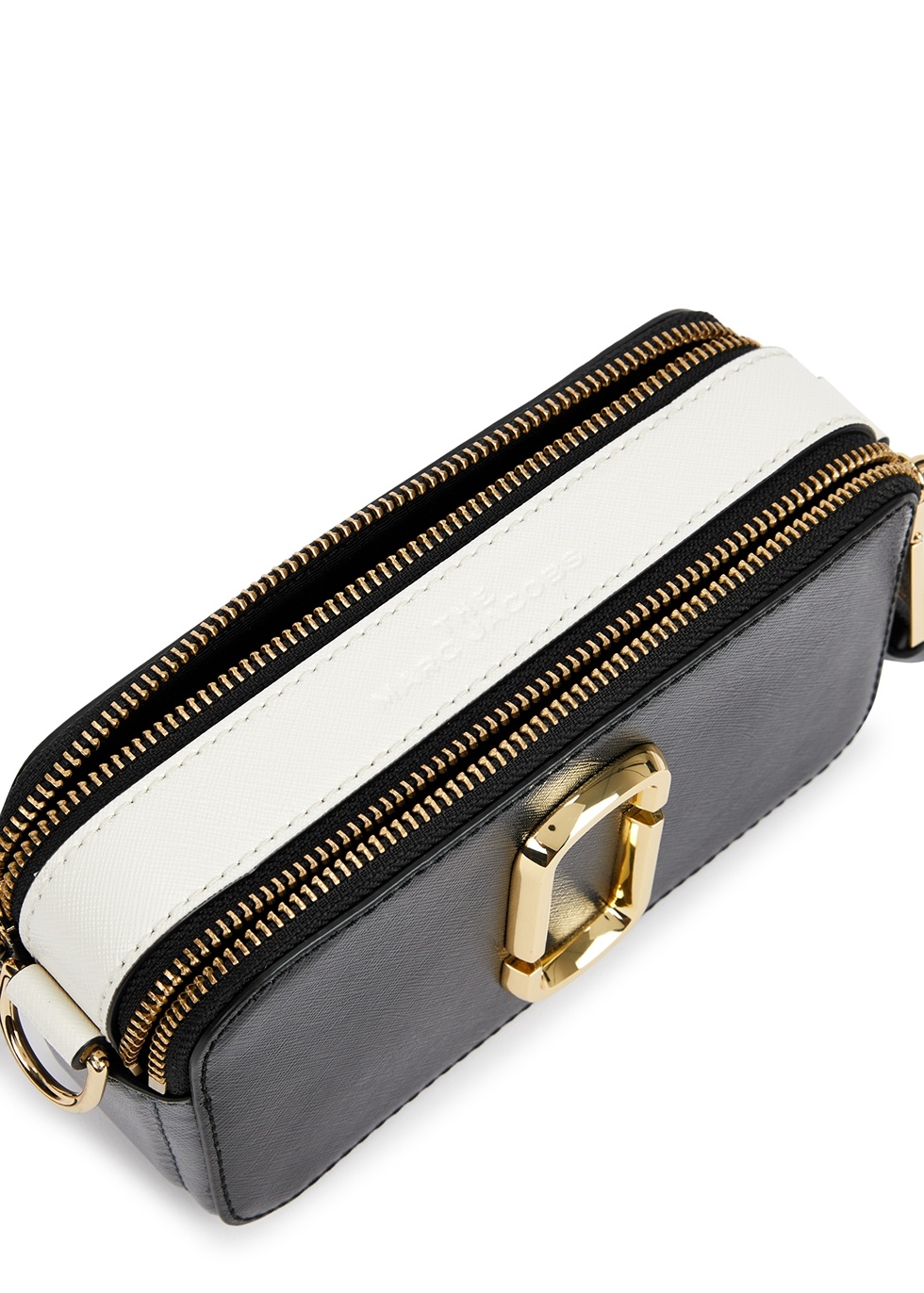 The Snapshot panelled leather cross-body bag - 4