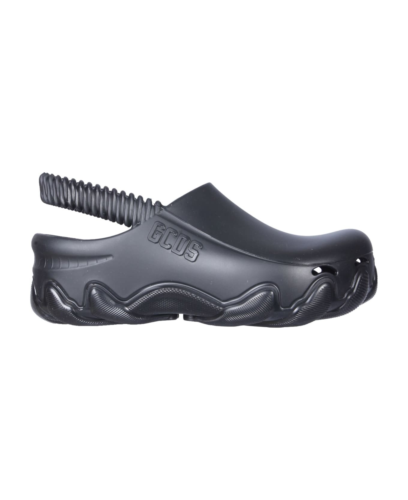 サンダル・ミュール GCDS SS22 IBEX GCDS BASEBOARD (SS22M470001_02) GCDS Ibex Logo Detail Rubber Mules | italist