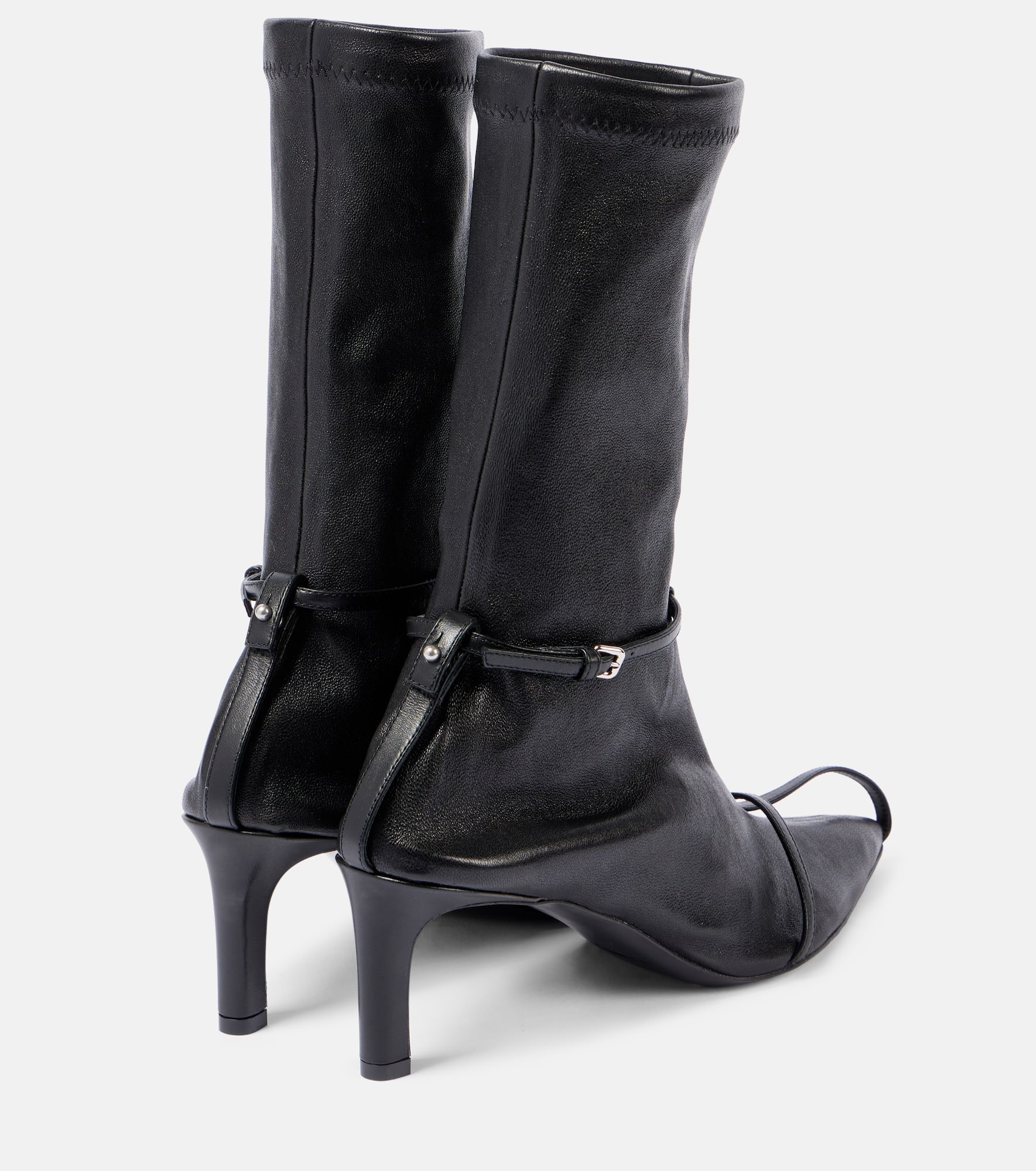 Leather ankle boots - 3