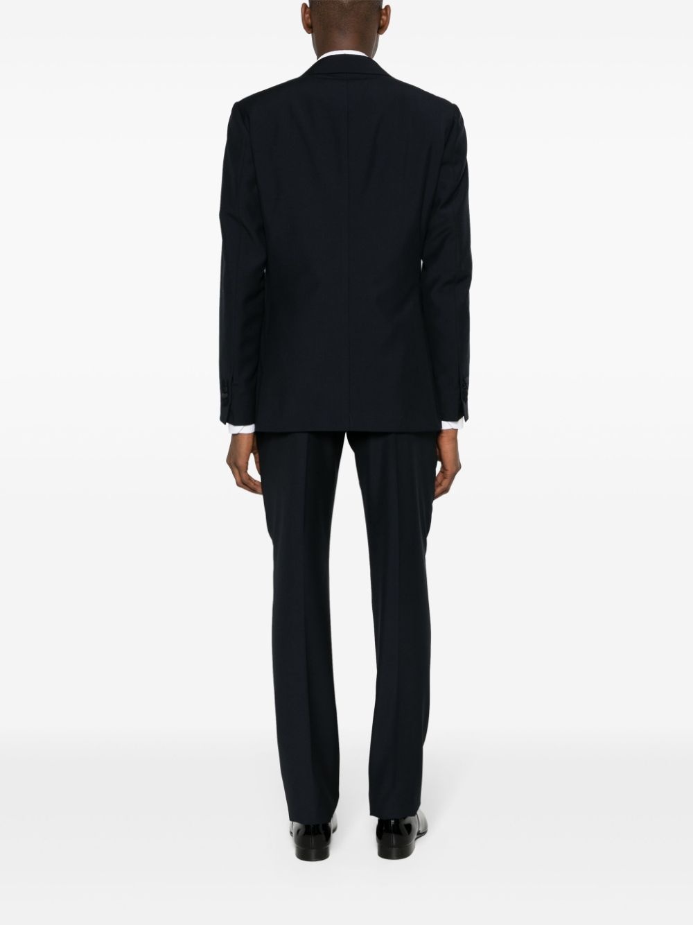 single-breasted wool suit - 4
