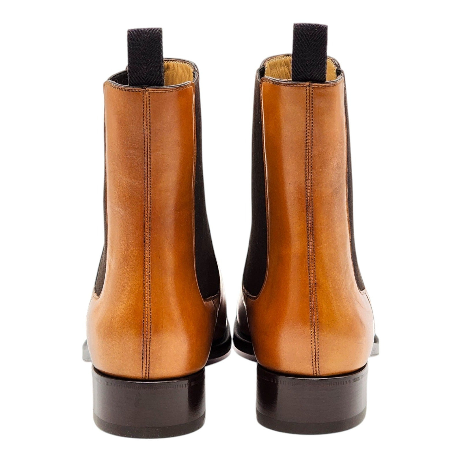Christian Louboutin Antonio Chelsea Leather Boots Brown EU 42 US 9 - 4