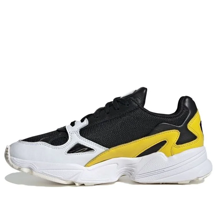 (WMNS) adidas originals Falcon 'Black Yellow White' EG6708 - 1