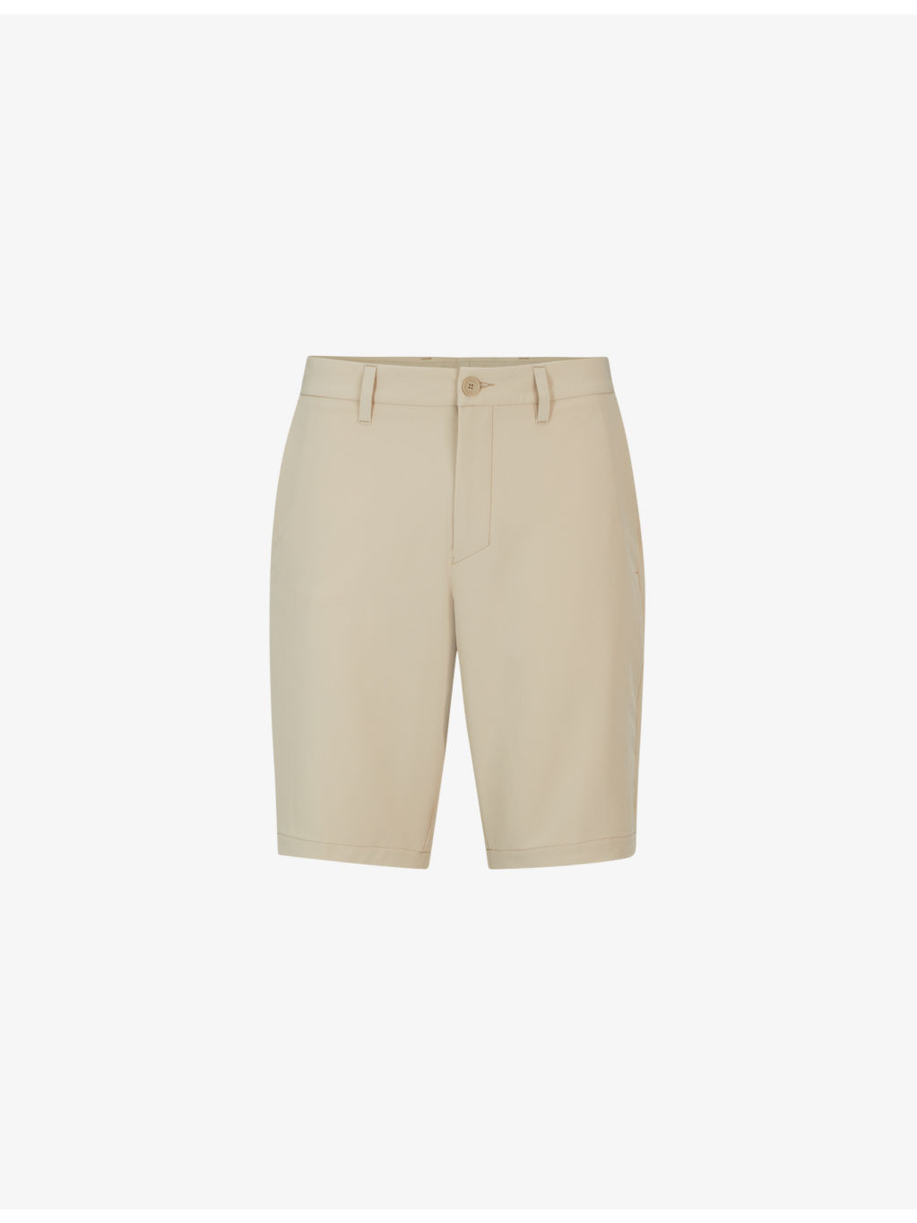 Logo-print slim-fit stretch-woven shorts - 1